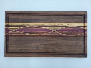 Walnut woven board